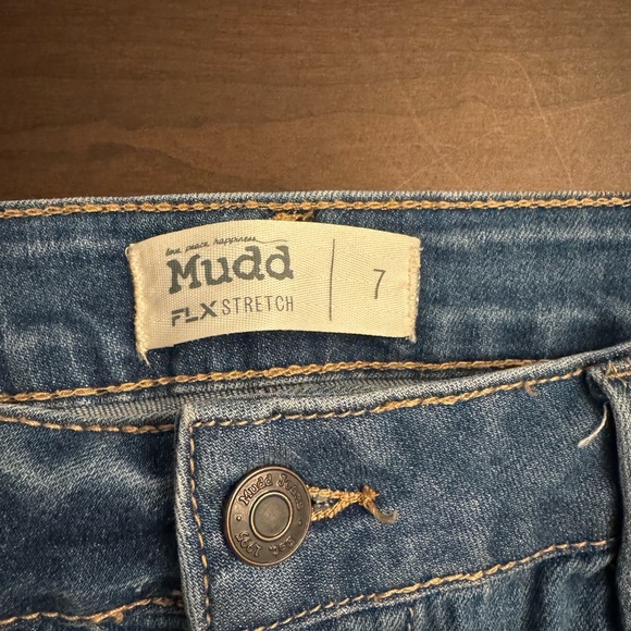 Mudd Button-Up Mini Skirt - Picture 3 of 3